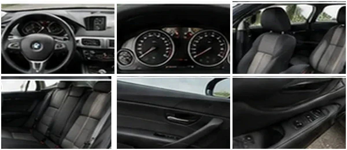 Beispielbilder für Innenraum und Cockpit
