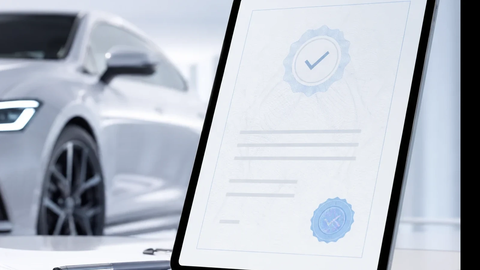 Digitale Dokumentenabstimmung für den Fahrzeugverkauf